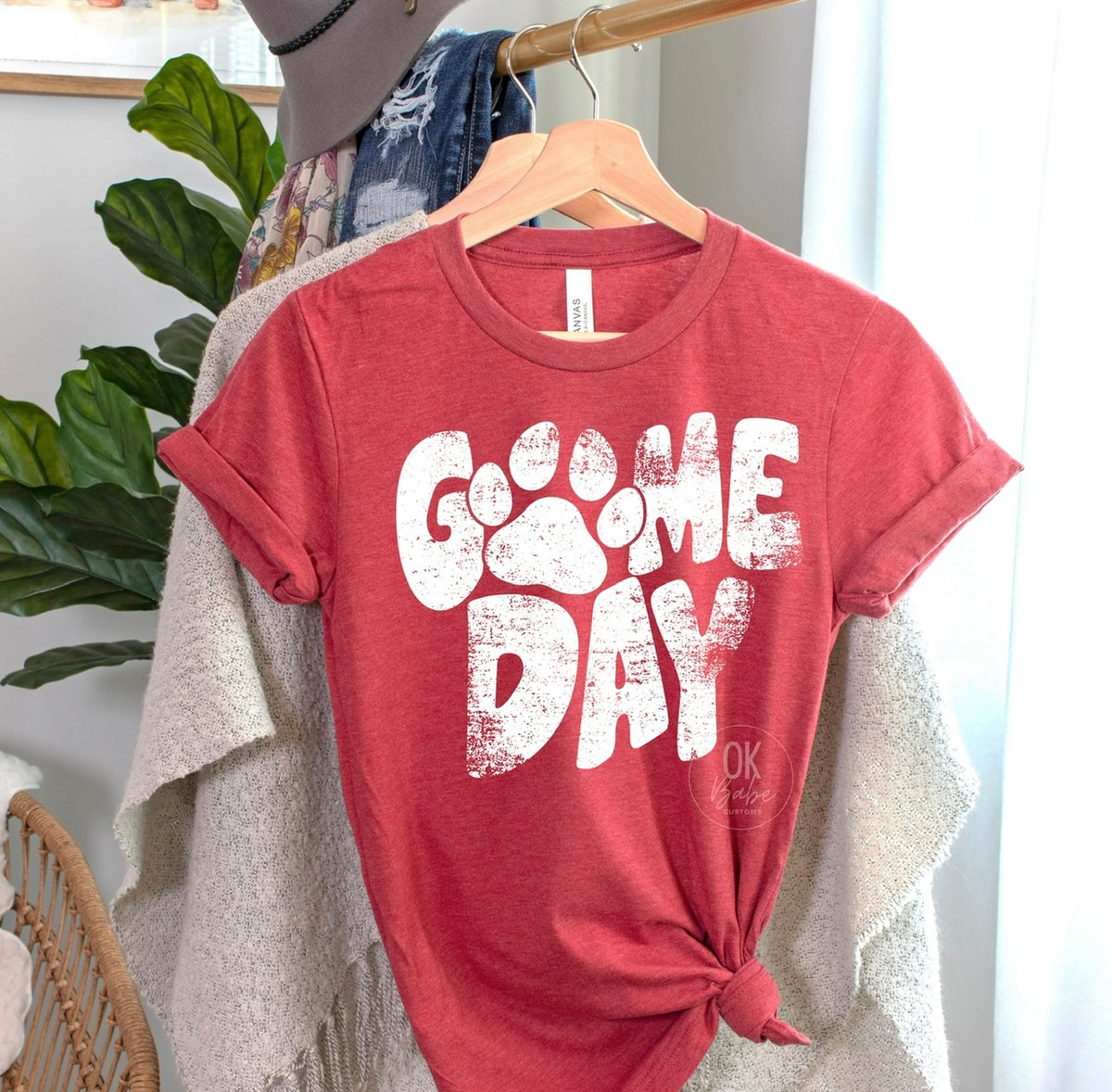 Game Day Baseball Tee Shirt – OK Babe Customs