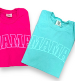 Spring Mama Comfort Colors 3D Puff Graphic Tee - Mom Shirt