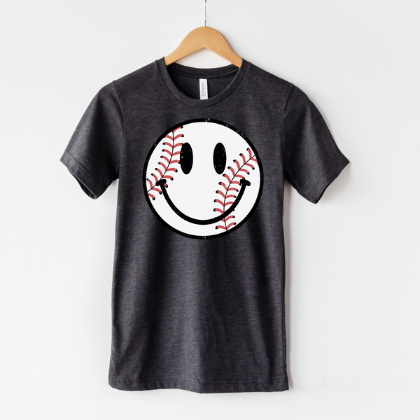 Baseball Smile Graphic Tee